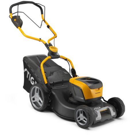 Stiga – Tondeuse à gazon autoportée sans fil 48V – Largeur de coupe 46 cm – Surface d'action jusqu'à 800 m² – Moteur sans balais