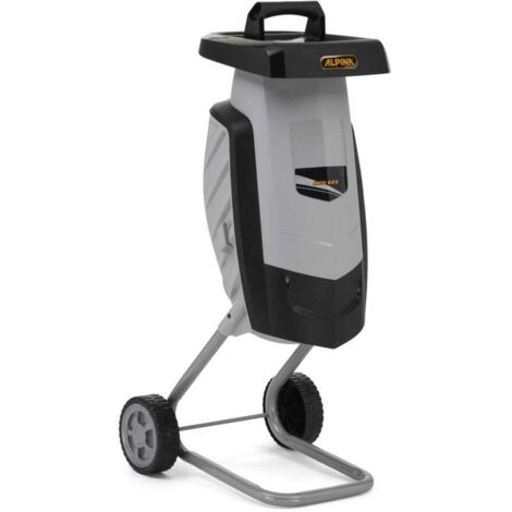 Alpina – Broyeur de végétaux électrique 2200 W – Système de coupe réversible à double couteau – Bac de collecte intégré – Pour déchets de jardin (1/4)