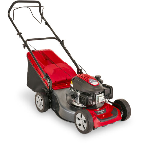 STIGA SP46 Selbstfahrender Benzinrasenmäher, 139 cc, 46 cm – 60 l Fangkorb, Mulchfunktion – Für Mittelgroße Gärten