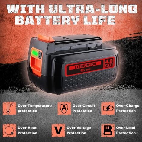 36 V 4.0Ah Batterie de remplacement Li-ion BL20362 pour batterie 36V BL20362 LBX2040 LBX36 LBXR36 LBXR2036 Batterie de remplacement 36V