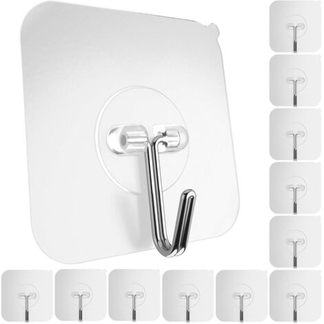 TOPBATHY Lot De 10 Chaînes Métalliques Argentées Avec Crochets – Idéales Pour Suspendre Plantes, Mangeoires Oiseaux & Décorations