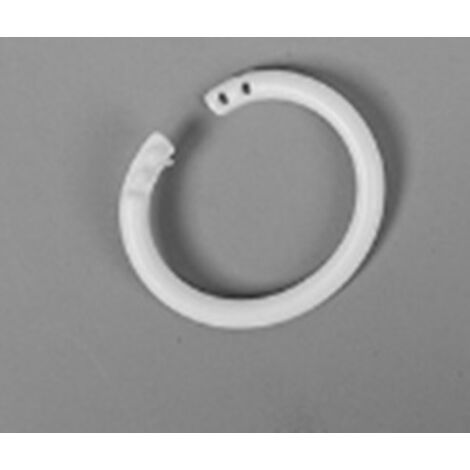 Lot de 10 anneaux pour tringle à rideau Chic 28 mm acier laiton verni | Leroy Merlin