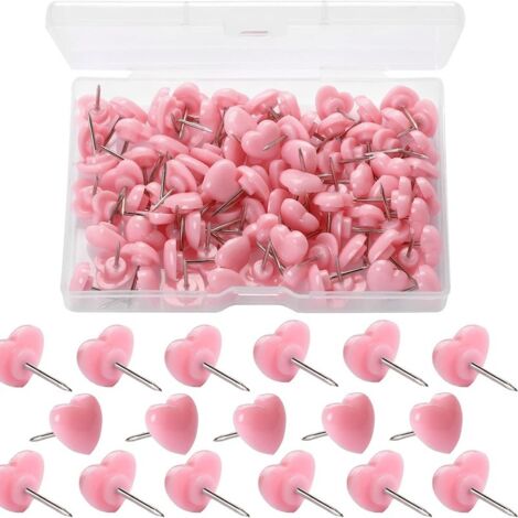 30 Punaises Mignonnes Animaux - Kit Chat Et Chien Avec Boîte De Rangement Pour Tableau Et Décoration