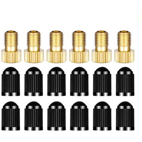 Lot 4 Adaptateurs Valve Presta Laiton Pour Vélo - Pneus - 9,6g
