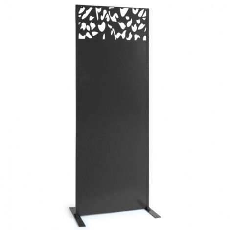 Dekoratives Universalpaneel 150 x 50 CM FLOWER grau halb durchbrochen oben
