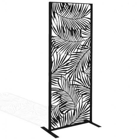 Universelles Deko-Paneel 150 x 50 CM PALM mattschwarz