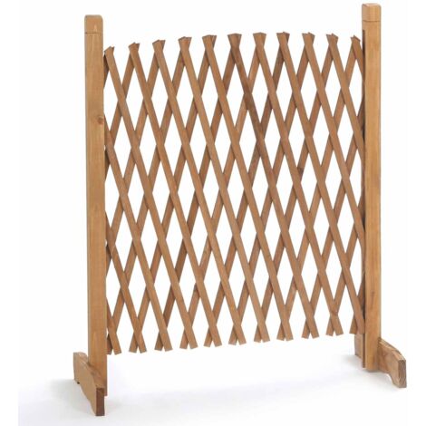 Ausziehbare Absperrung Holzgitter 30 bis 150 cm