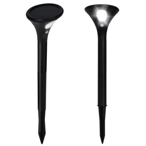 2er-Set LED-Solarleuchten 2 in 1 mit Bewegungsmelder