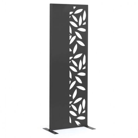 Universelles Dekorationspaneel 150 x 50 cm MEDELLIN grau halb durchbrochen an der Seite