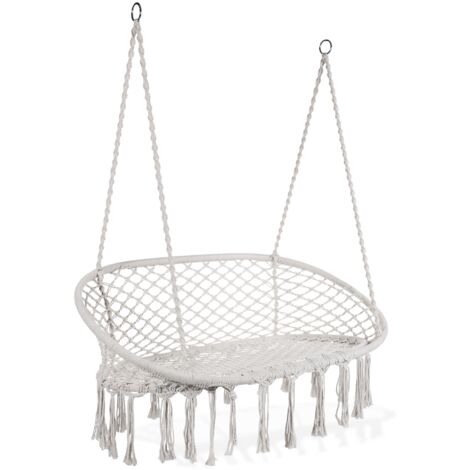 Hängebank Bohème Design Makramee Schaukel 2-Sitzer