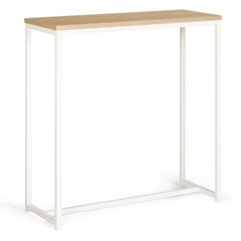 Konsole DETROIT Industriedesign Holz und Metall weiß