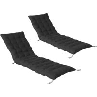 2er-Set Universal-Kissen für Babywippe ADAM 180cm schwarz
