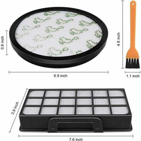 Ersatzfilter Für Kabellose Staubsauger Serie 5000 - 2 Stück, Feinstaubfilter Für XC5041, XC5243 U.a.