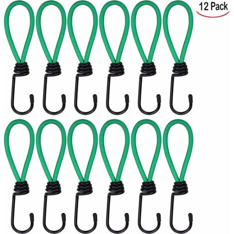 Bungee Seile Set - 5 Stück Elastische Spanngurte | Für Trampoline, Planen & Zelte