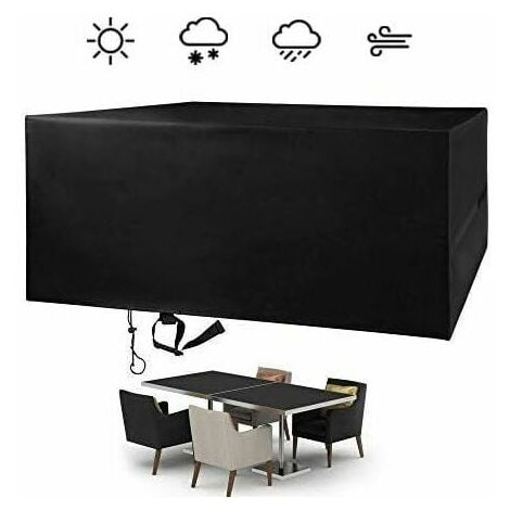 Runde Tischabdeckung Outdoor - Wasserdichte Schutzhülle Mit Kordelzug Für Gartentische