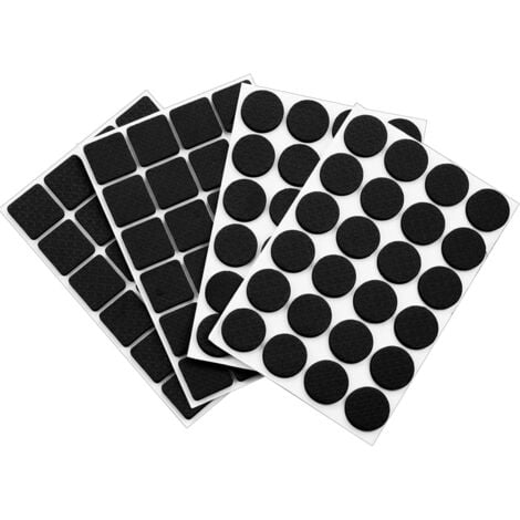 40 Stück Möbelgleiter Anti-Rutsch - Gummi Bodenschoner Braun