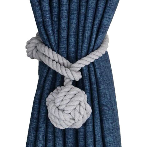 Magnet Vorhang Halter - Regenbogen Holzperlen, Dekorativ & Praktisch