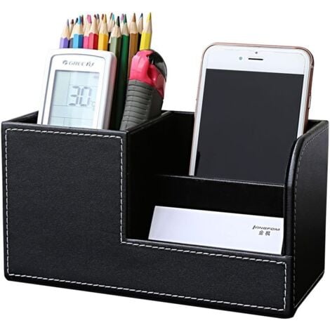 BOULEAWEL Schreibtischorganizer Blau - 7 Fächer Mit Schubladen