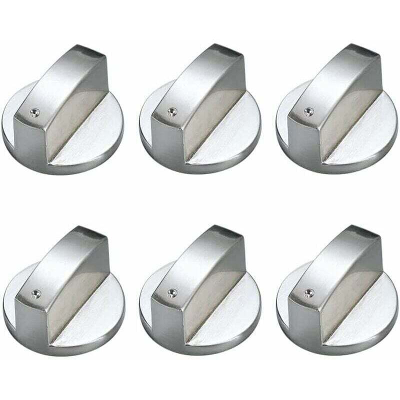 Manopole Per Fornello A Gas - 6 Pezzi Universali In Lega Di Zinco - Pulsanti Stufa Whirlpool - Foto 4