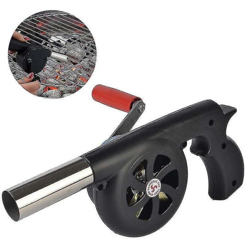 Soffiatore A Manovella In Ferro Per Camino E Barbecue – Leggero, Flusso D’aria Regolabile, 250 W Manuale