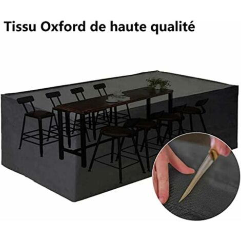 Copertura Impermeabile Per Mobili Giardino - Tessuto Oxford 420D UV Resistente Con Lacci - Foto 7