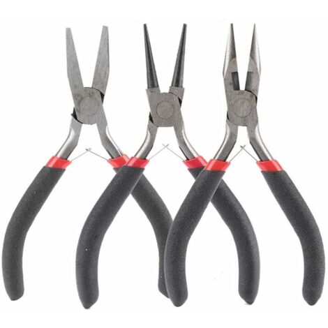 BELLIFFY Pinze Per Gioielli Mini Kit 5 Pezzi In Acciaio Per Fai Da - Foto 2