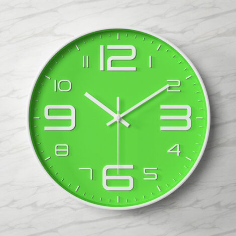 ACCSHINE Orologio da Parete Radiocontrollato 30cm Orologio da Parete Moderno Silenzioso Senza Ticchettio Semplice Classico Orologio al Quarzo per Camera da Letto, Scuola, Ufficio, Soggiorno, Cucina