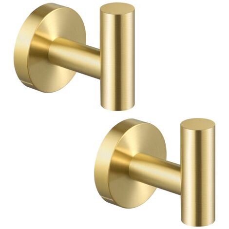 NEWRAIN Ganci Per Asciugamani Da Bagno, Confezione Da 2 Portasciugamani Per Bagno Pensile Porta Armadio Cucina Camera Da Letto Hotel Desi~p128094454