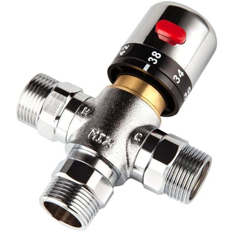 Valvola Termostatica Per Acqua - Ottone, Miscelazione Calda/Fredda, G1/2