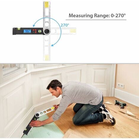 Goniometro Elettronico 7" Goniometro Digitale Cercatore Angolo - Foto 4