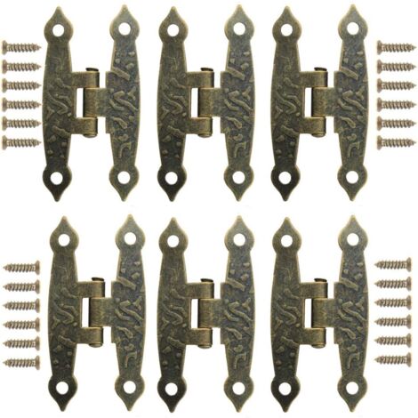 Cerniere Per Mobili 4 Pezzi M4 - Per Profili Alluminio 2020, Giro 180°, Lega Di Zinco - Foto 10