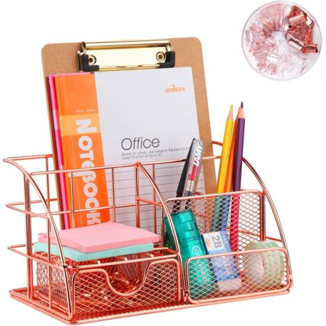 Scaffale portaoggetti mobile da sotto scrivania - Carrello compatto con