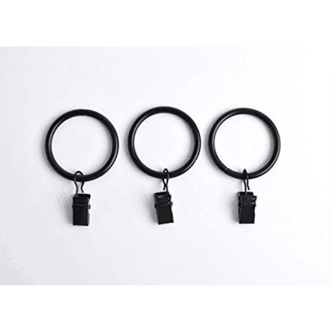 Ganci Metallo Per Tende Doccia 38mm 50 Pezzi Anelli Con Clip Per Tende - Ganci Metallici 38mm, Per Tenda Doccia E Asta Anelli Con Pinze Per Tende
