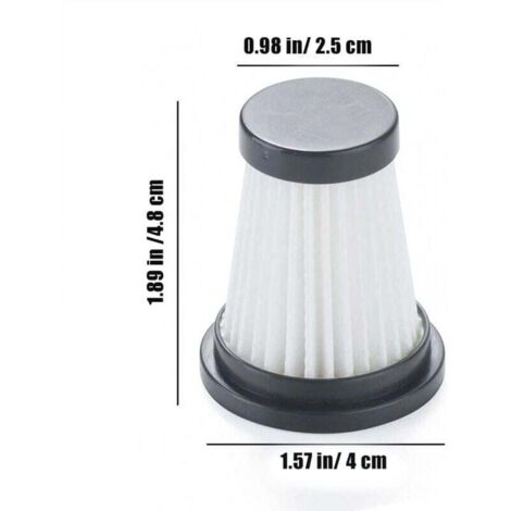Daaxing 2 filtri HEPA per aspirapolvere portatile Genius Invictus One 1.0 X7, accessori di ricambio lavabili e riutilizzabili (4 pezzi