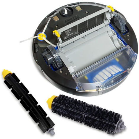 Kit De Recharges Pour Roomba Série 600 605 610 612 615 616 620 621 630 645 650 651 655 660 665 670 671 Pack De 11 Pieces Compatibles Avec Irobot Brosses Et Filtres 74746788