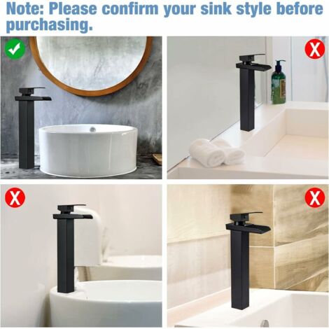 Grifos Para Lavabo, Color Rosa, Cascada, Grifo De Baño, Grifo Mezclador De Lavabo Caliente Y Frío, Grifo Mezclador De Latón Para Fregadero De Latón, Grúa De Lavado (color : Corto