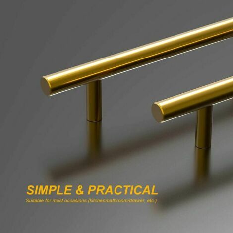 Khtumeware - Paquete De 20 Tiradores En Color Negro Mate Para Armarios Con Orificio Central De 8 Pulgadas (203 Mm), Tiradores Para Armarios De Cocina, Herrajes Para Armarios, Tiradores De Cocina