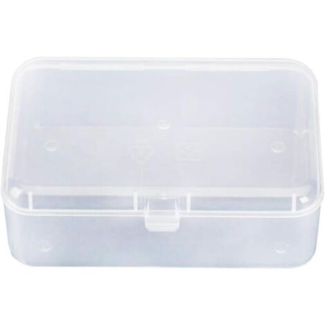 Juego De 4 Cajas De Almacenamiento Transparentes Con Tapa - Polipropileno, Medidas 4.8 X 2.9 X 0.67 Pulgadas, Ideales Para Tornillos Y Manualidades