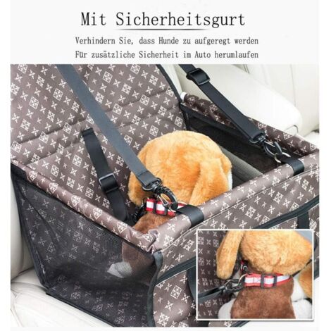 Asiento De Coche Para Mascotas Xijobido - Impermeable, Plegable, 33x40x45 Cm