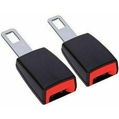 CCYKXA 2x clip de verrouillage de boucle d'extension de ceinture de sécurité de sécurité de voiture réglable