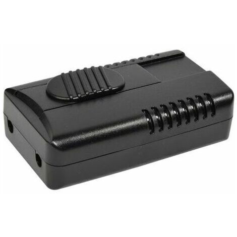 Ahlsen Variateur à pied a curseur 150W 230V Noir Compatible LED [Classe énergétique A]