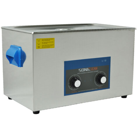 Nettoyeur à ultrasons professionnel 20L 480W – Acier inoxydable – Minuterie 0-20 mins – Température 20-80 °C – Puissance de chauffe 500W
