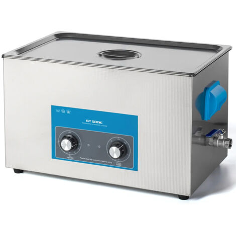 VGT Nettoyeur à Ultrasons 20L 400W avec écran analogique Acier Inoxydable avec 500W puissance de chauffe (1/3)