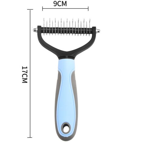 Brosse professionnelle pour chien - brosse à poils longs pour chien et chat, anti - brosse pour animaux de compagnie, enlève le Sous - poil du chien et du chat, enlève les nœuds de poils emmêlés