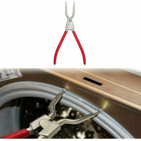 Pince de retrait de ressort pour machine à laver LG et Samsung (rouge)