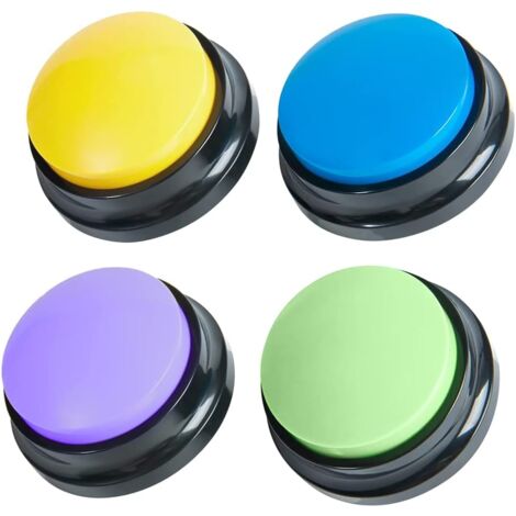 Buzzer De Jeu Avec LED Et Son - Environ 11,5 Cm, Pour Quiz, Fêtes, Jeux Familiaux