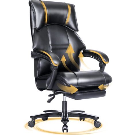 Chaise Salle à Manger Design - Revêtement PU Blanc, Pieds Métal Argenté | Pour Salon, Chambre Ou Bureau - 9