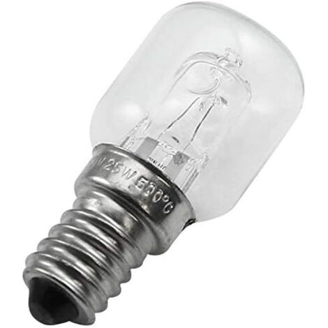 Ampoule de Four  Ampoule halogène E14 résistante aux hautes températures, 500 degrés, 25 W, pour four (1/5)