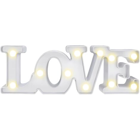Veilleuse mignonne créative LED LOVE, confession et proposition de mariage, commémoration de couple, décoration de vacances, pose de pièce, éclairage d'ambiance innovant, cadeau d'anniversaire, cadeau (1/5)