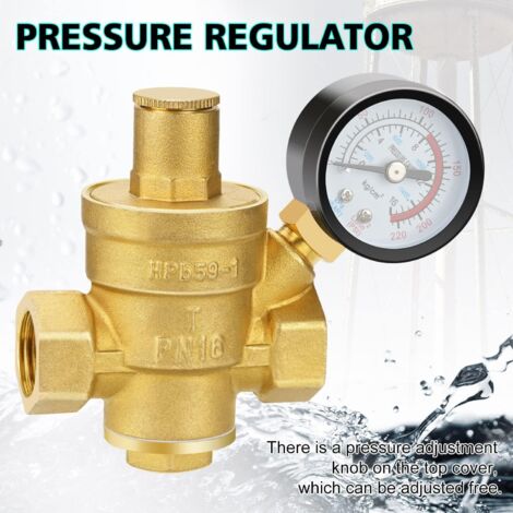 Réducteur Laiton DN20 Régulateur Pression Eau Samfox DN20 - Laiton